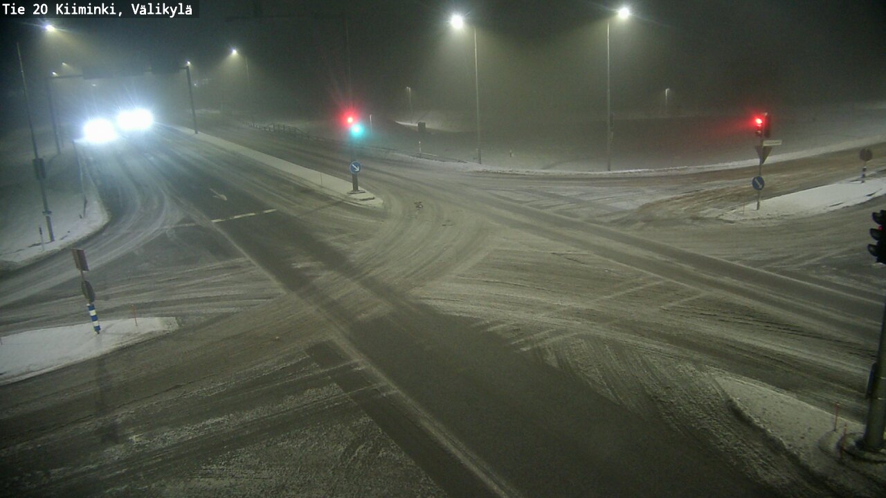 Weather Camera Image Road 20 Oulu Kiiminki, Välikylä, Oulu, Pohjois-Pohjanmaa