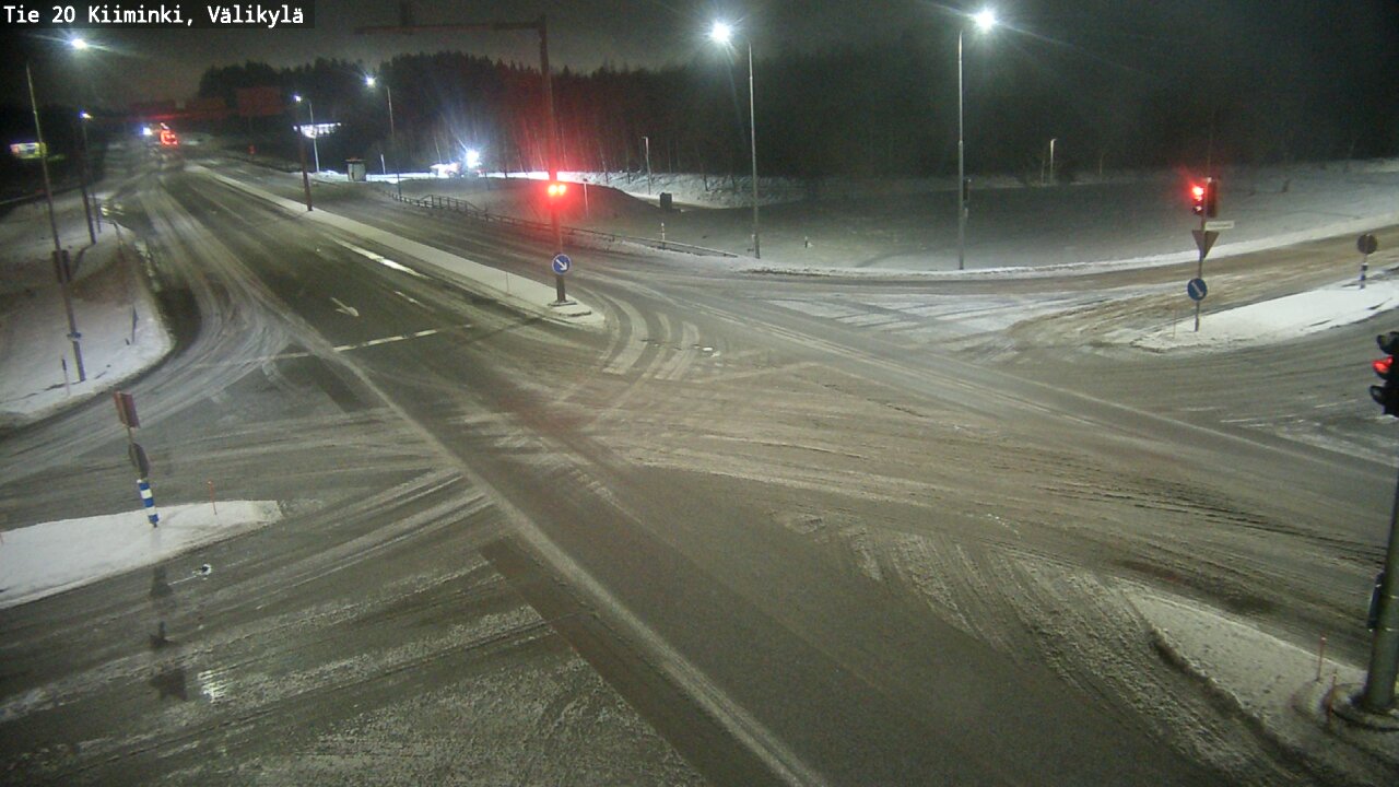 Weather Camera Image Road 20 Oulu Kiiminki, Välikylä, Oulu, Pohjois-Pohjanmaa