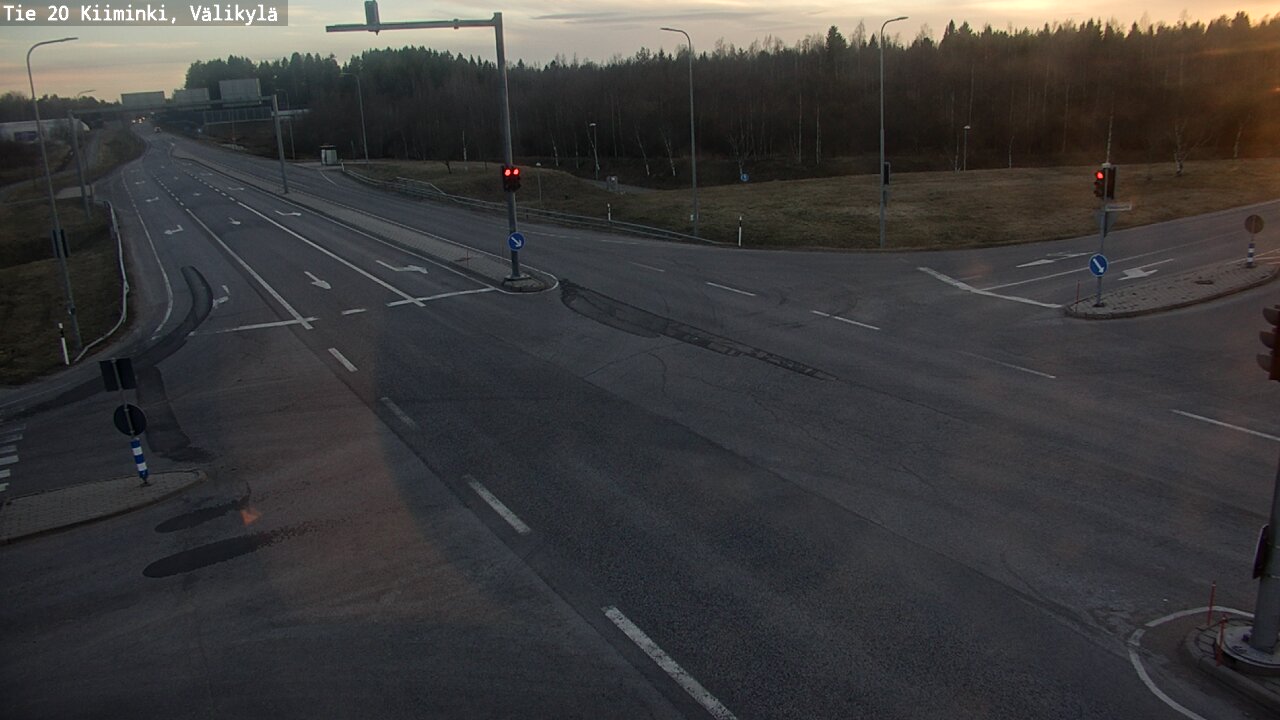 Weather Camera Image Road 20 Oulu Kiiminki, Välikylä, Oulu, Pohjois-Pohjanmaa