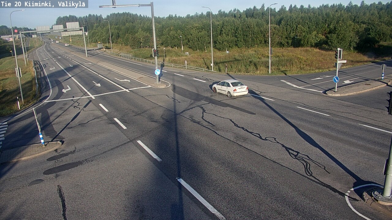 Weather Camera Image Road 20 Oulu Kiiminki, Välikylä, Oulu, Pohjois-Pohjanmaa