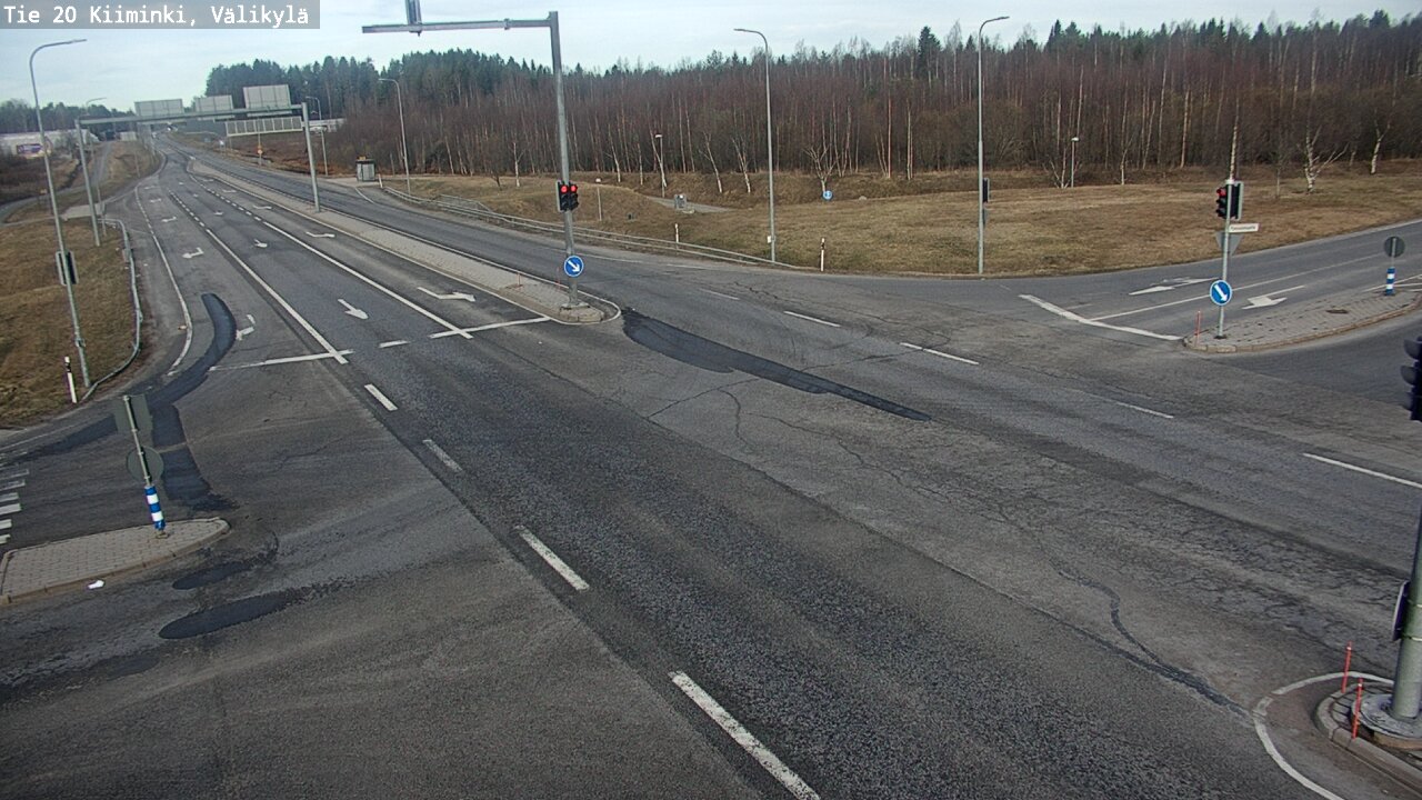 Weather Camera Image Road 20 Oulu Kiiminki, Välikylä, Oulu, Pohjois-Pohjanmaa