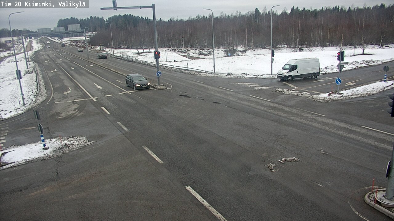 Weather Camera Image Road 20 Oulu Kiiminki, Välikylä, Oulu, Pohjois-Pohjanmaa