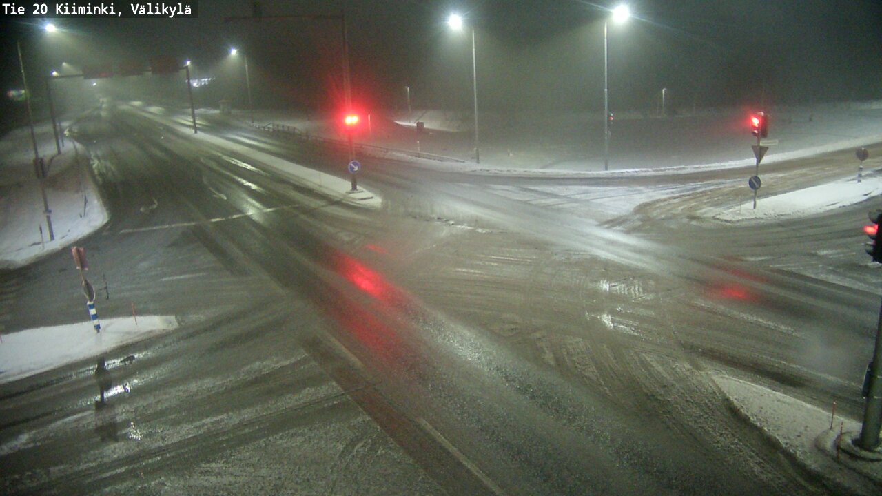 Weather Camera Image Väg 20 Uleåborg Kiiminki, Välikylä, Oulu, Pohjois-Pohjanmaa