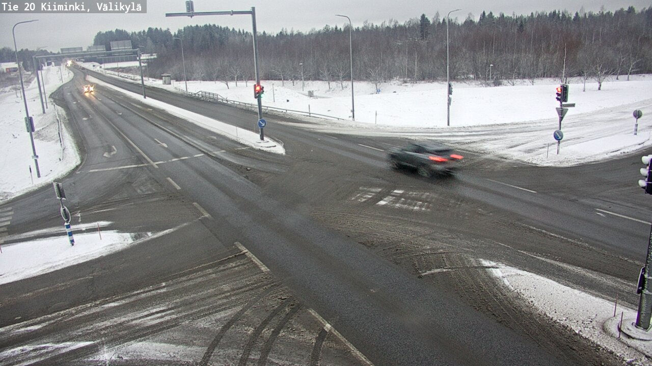 Weather Camera Image Väg 20 Uleåborg Kiiminki, Välikylä, Oulu, Pohjois-Pohjanmaa