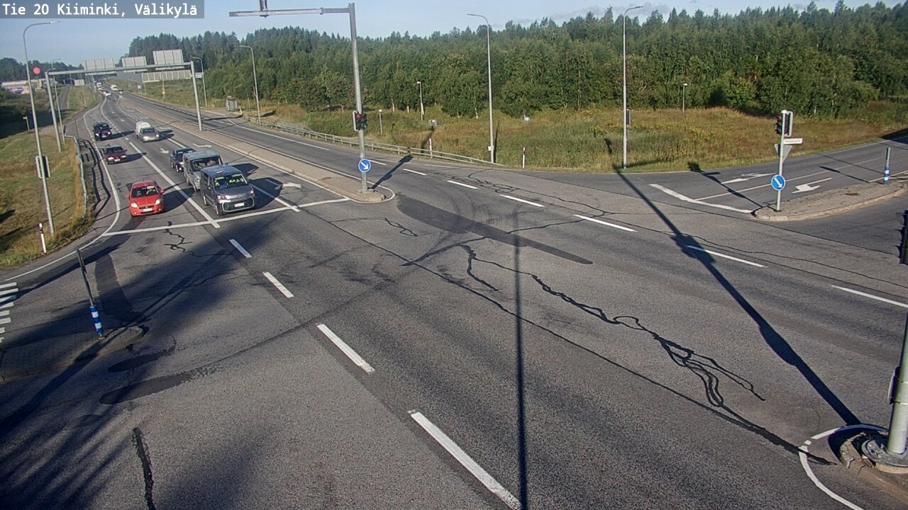 Weather Camera Image Road 20 Oulu Kiiminki, Välikylä, Oulu, Pohjois-Pohjanmaa