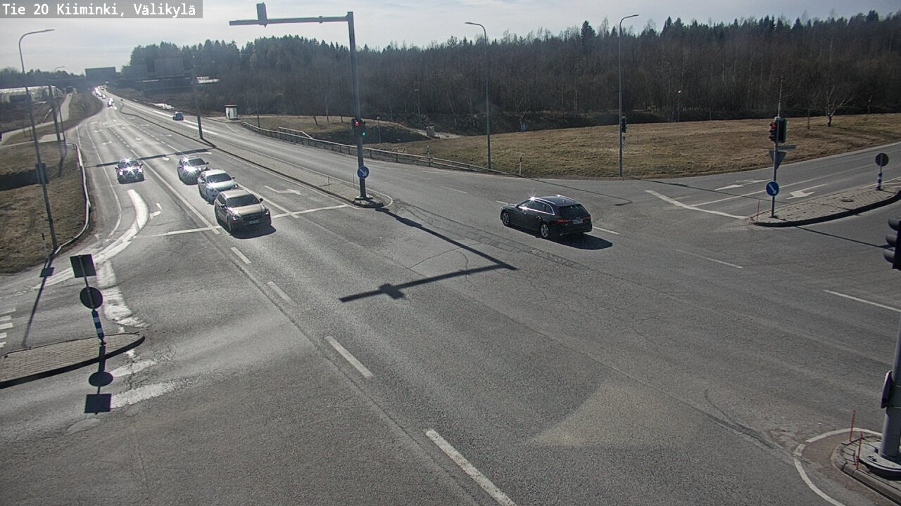 Weather Camera Image Road 20 Oulu Kiiminki, Välikylä, Oulu, Pohjois-Pohjanmaa