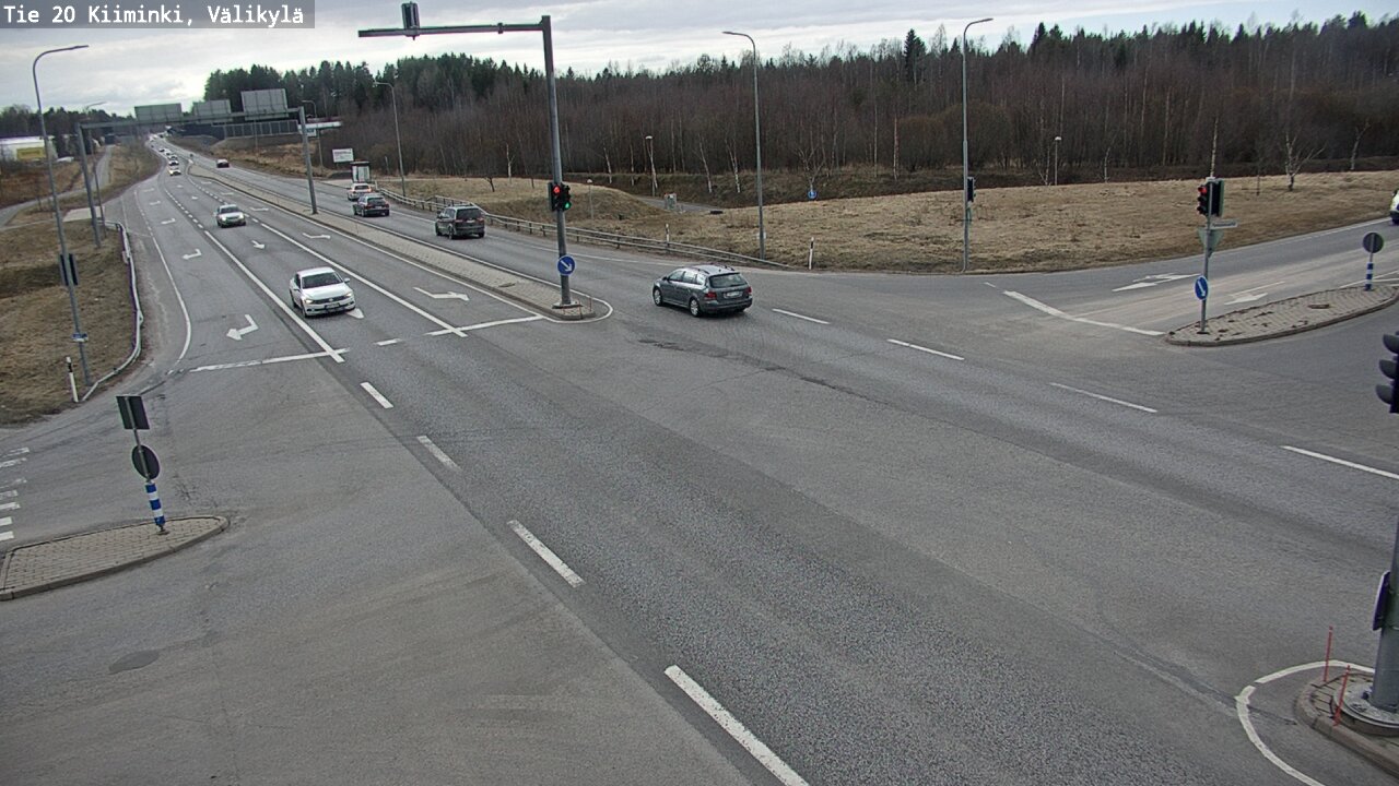 Weather Camera Image Road 20 Oulu Kiiminki, Välikylä, Oulu, Pohjois-Pohjanmaa