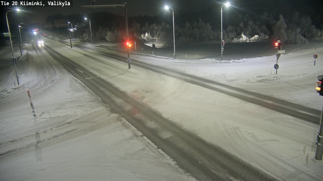 Weather Camera Image Road 20 Oulu Kiiminki, Välikylä, Oulu, Pohjois-Pohjanmaa