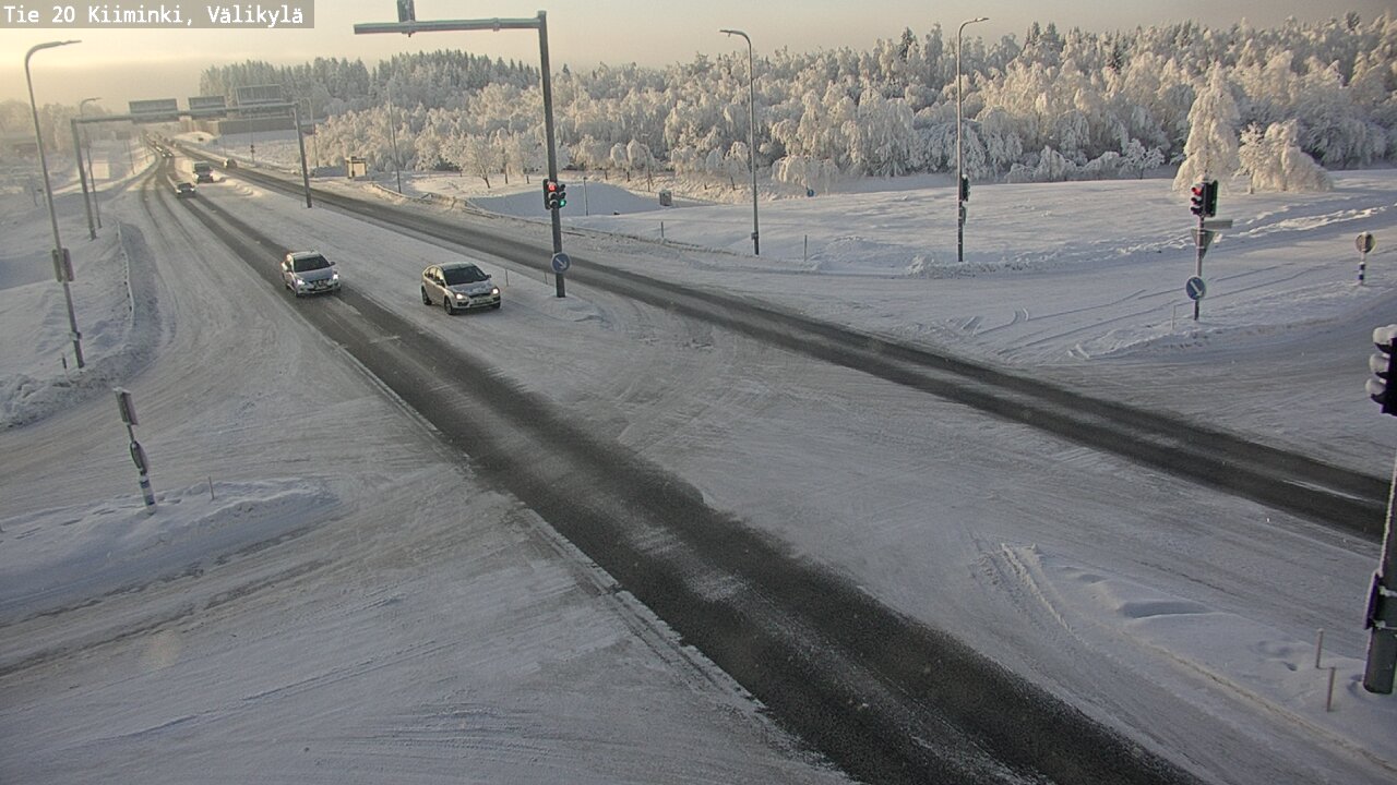 Weather Camera Image Road 20 Oulu Kiiminki, Välikylä, Oulu, Pohjois-Pohjanmaa