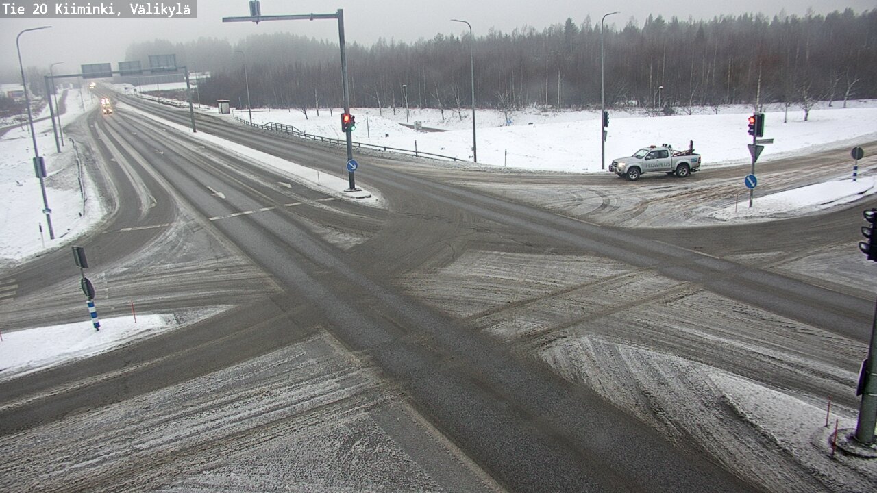 Weather Camera Image Road 20 Oulu Kiiminki, Välikylä, Oulu, Pohjois-Pohjanmaa
