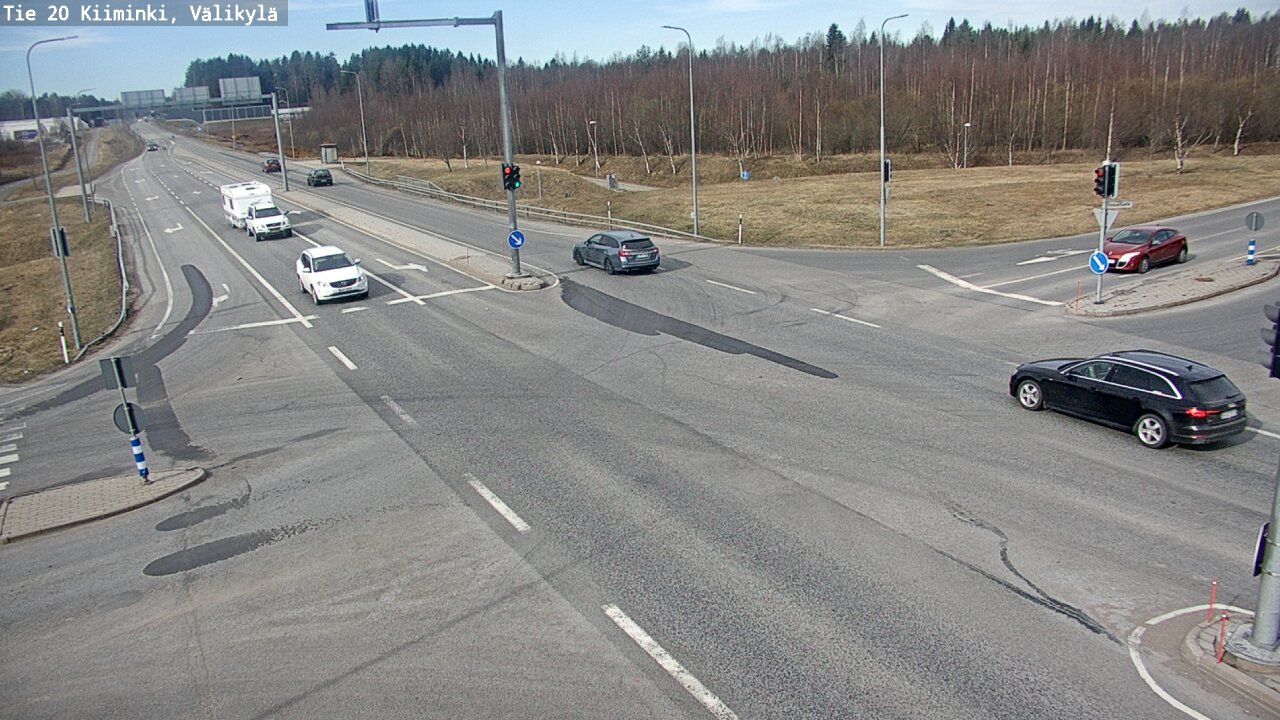 Weather Camera Image Road 20 Oulu Kiiminki, Välikylä, Oulu, Pohjois-Pohjanmaa
