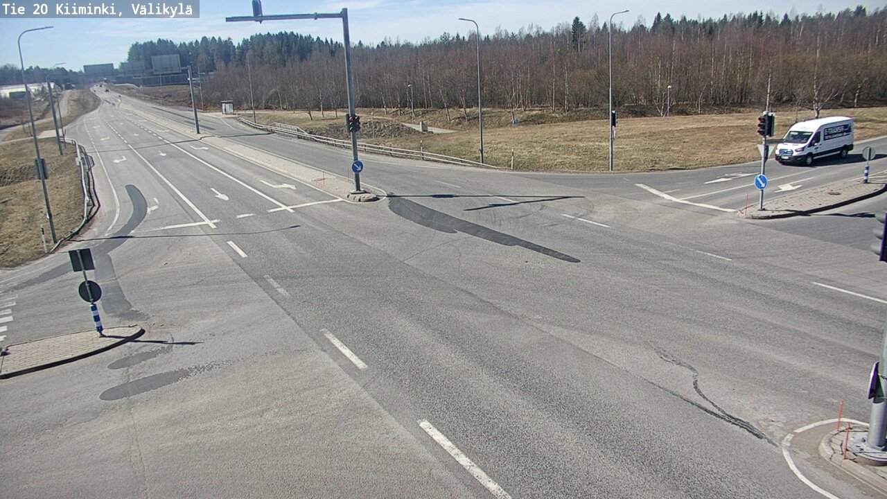 Weather Camera Image Road 20 Oulu Kiiminki, Välikylä, Oulu, Pohjois-Pohjanmaa