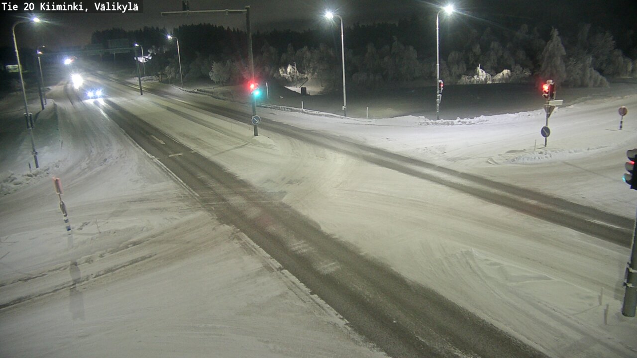 Weather Camera Image Road 20 Oulu Kiiminki, Välikylä, Oulu, Pohjois-Pohjanmaa