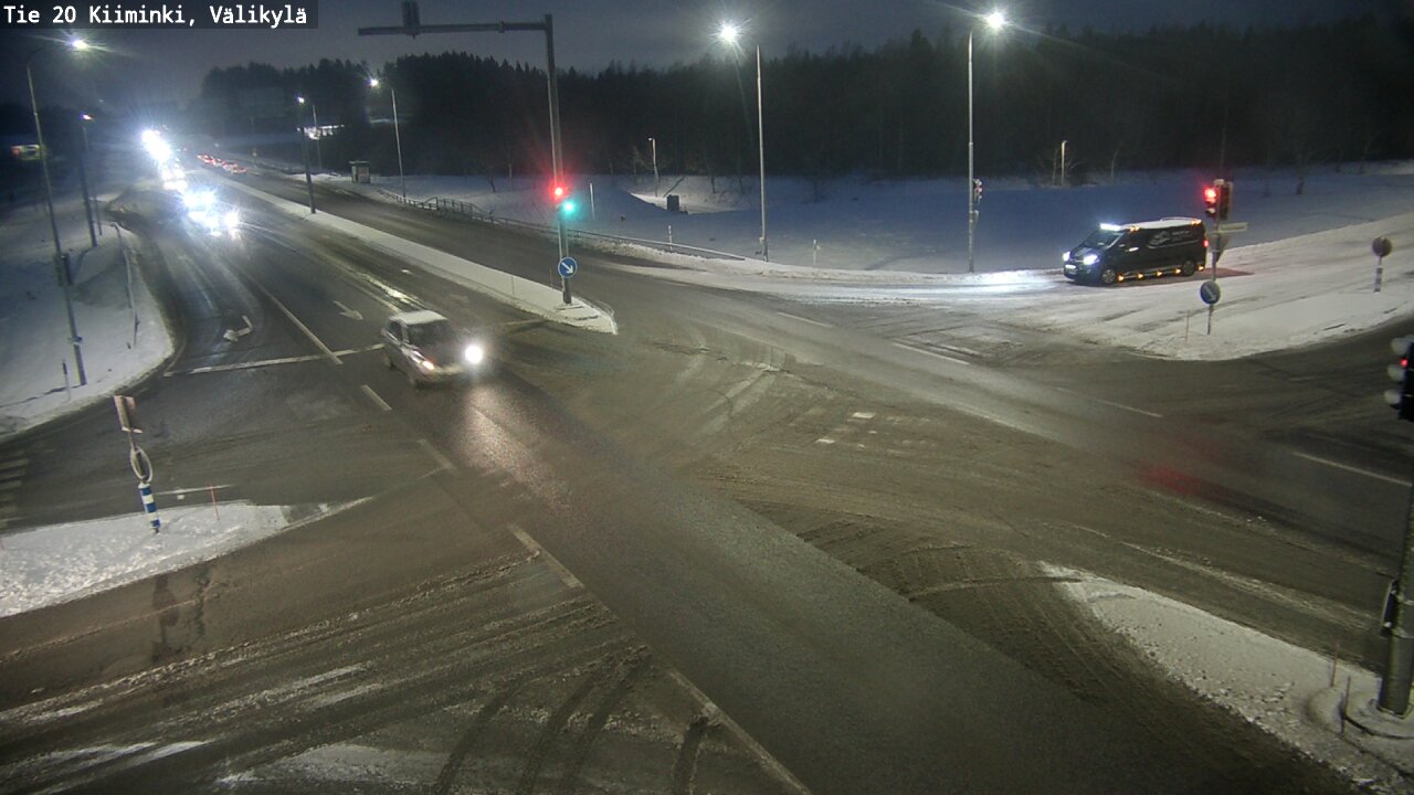 Weather Camera Image Väg 20 Uleåborg Kiiminki, Välikylä, Oulu, Pohjois-Pohjanmaa