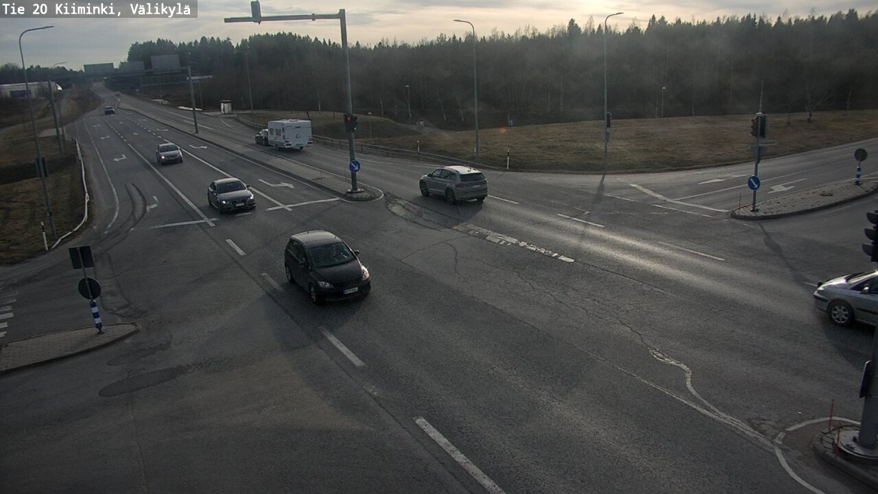 Weather Camera Image Road 20 Oulu Kiiminki, Välikylä, Oulu, Pohjois-Pohjanmaa