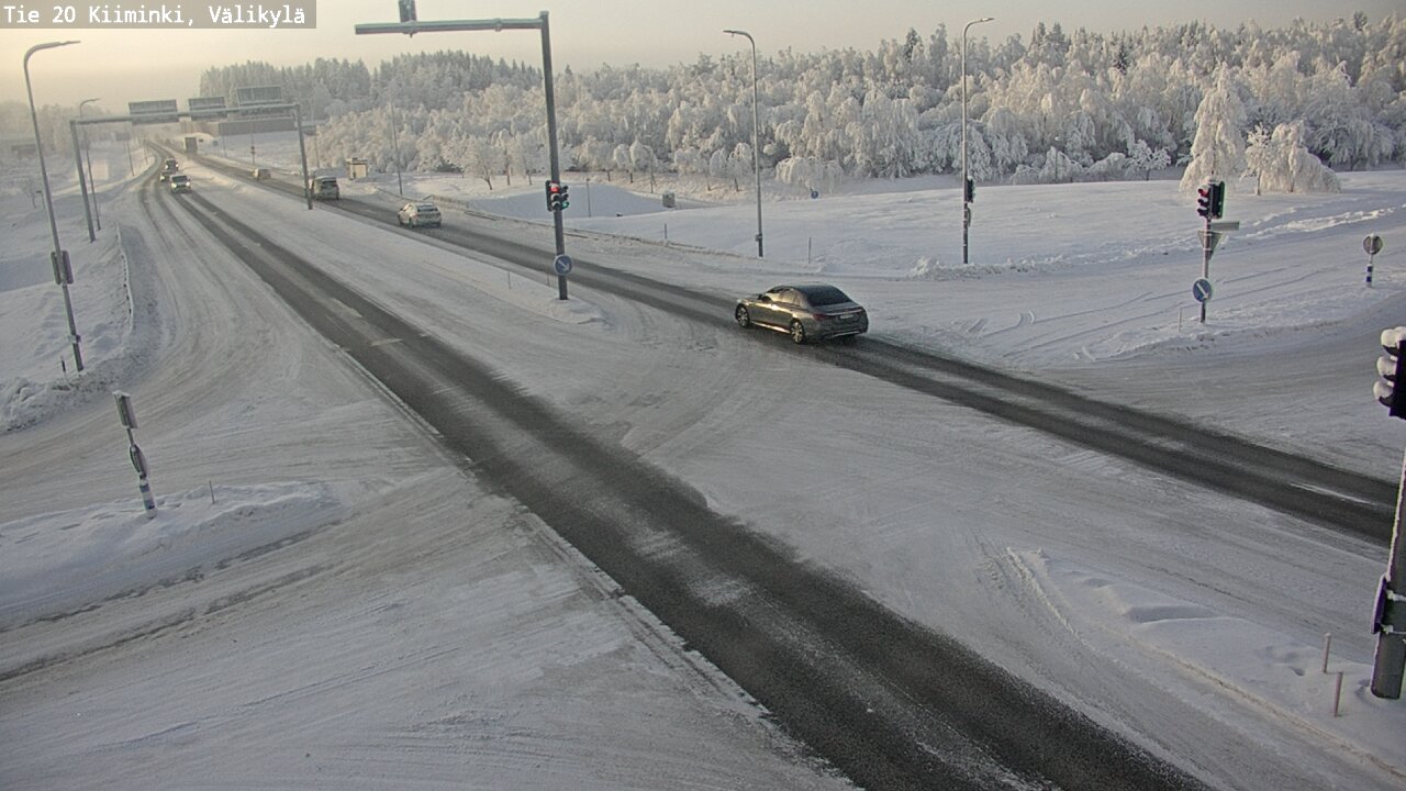 Weather Camera Image Road 20 Oulu Kiiminki, Välikylä, Oulu, Pohjois-Pohjanmaa