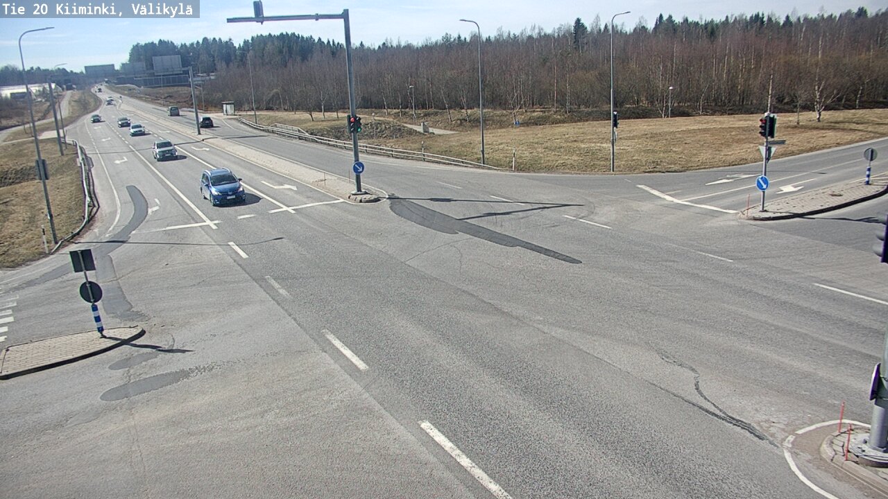 Weather Camera Image Road 20 Oulu Kiiminki, Välikylä, Oulu, Pohjois-Pohjanmaa