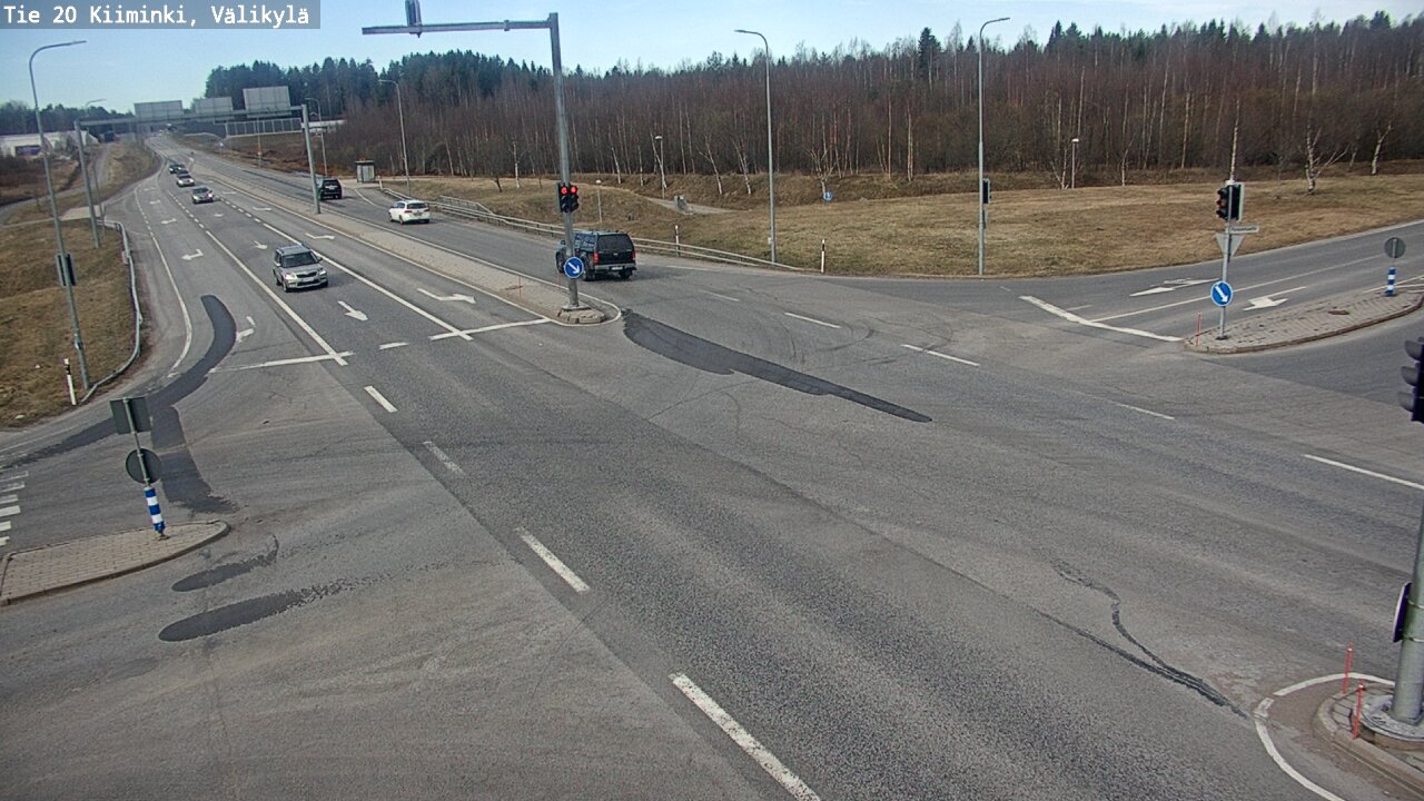 Weather Camera Image Road 20 Oulu Kiiminki, Välikylä, Oulu, Pohjois-Pohjanmaa