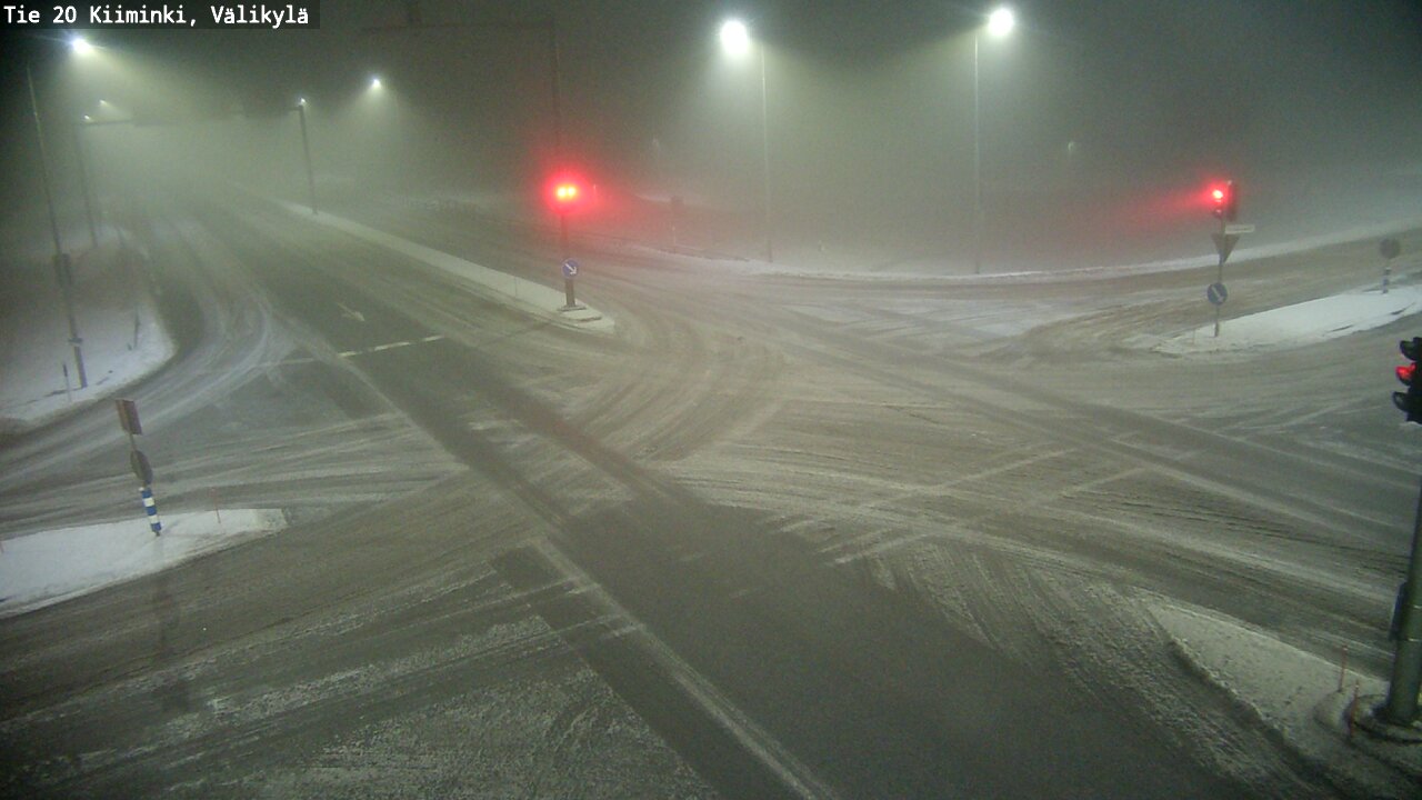 Weather Camera Image Road 20 Oulu Kiiminki, Välikylä, Oulu, Pohjois-Pohjanmaa