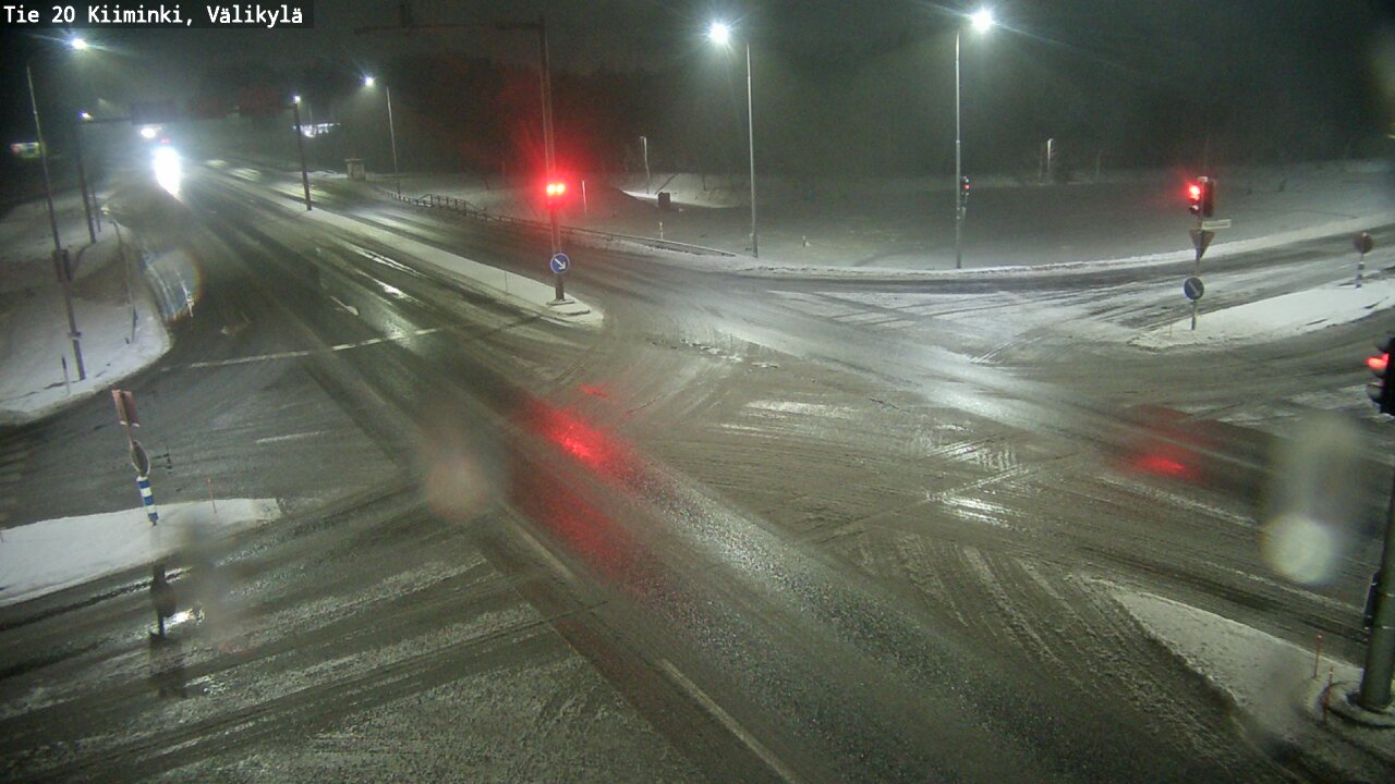Weather Camera Image Väg 20 Uleåborg Kiiminki, Välikylä, Oulu, Pohjois-Pohjanmaa