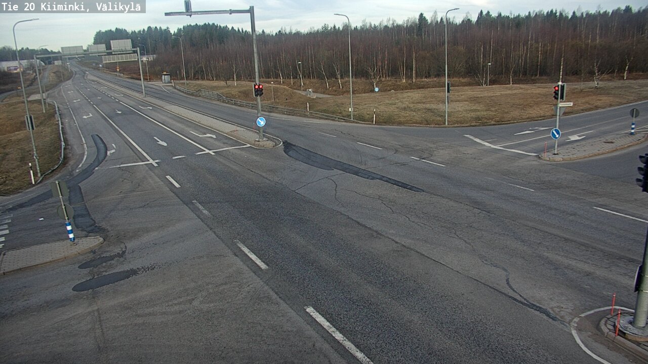 Weather Camera Image Road 20 Oulu Kiiminki, Välikylä, Oulu, Pohjois-Pohjanmaa