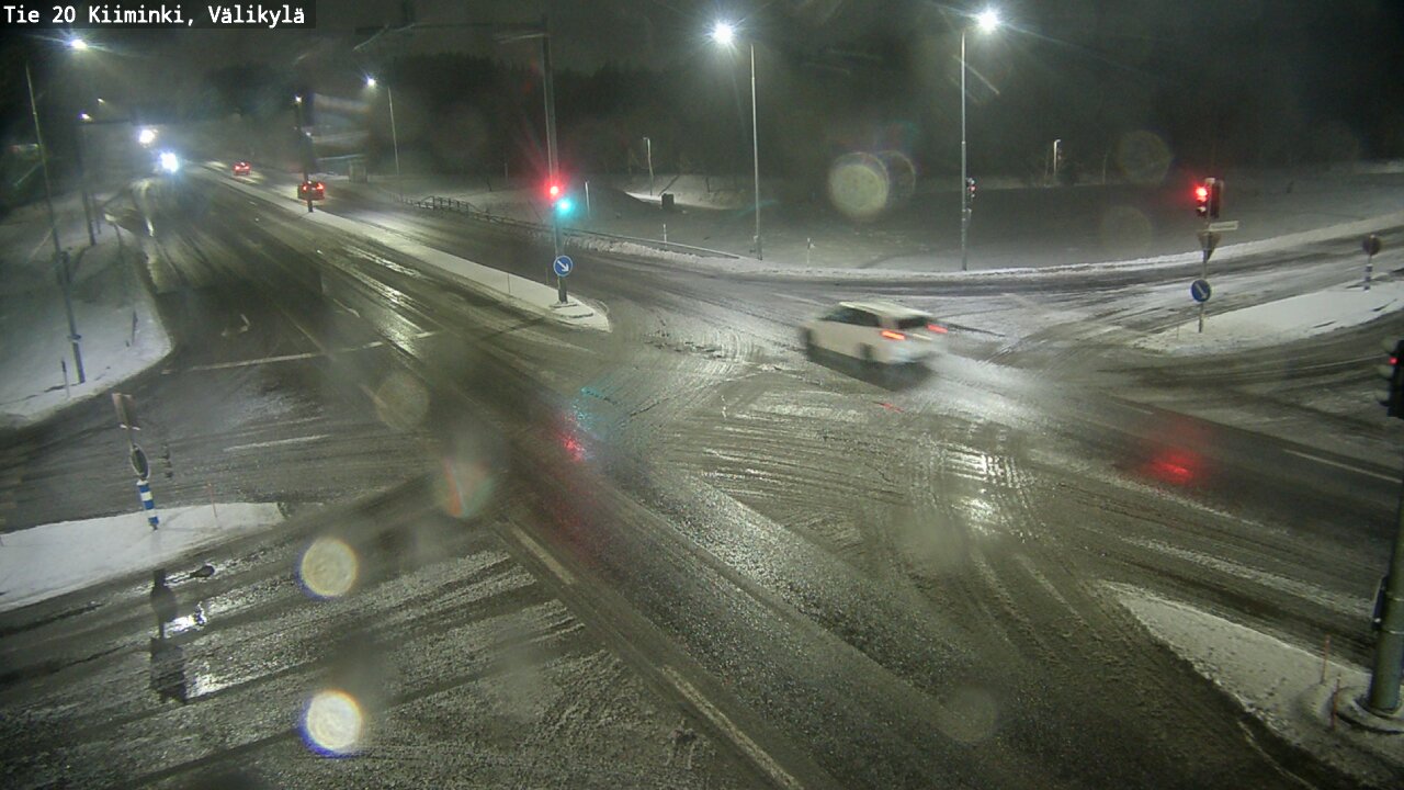Weather Camera Image Väg 20 Uleåborg Kiiminki, Välikylä, Oulu, Pohjois-Pohjanmaa