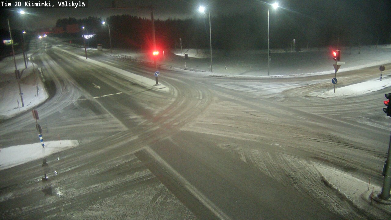 Weather Camera Image Road 20 Oulu Kiiminki, Välikylä, Oulu, Pohjois-Pohjanmaa