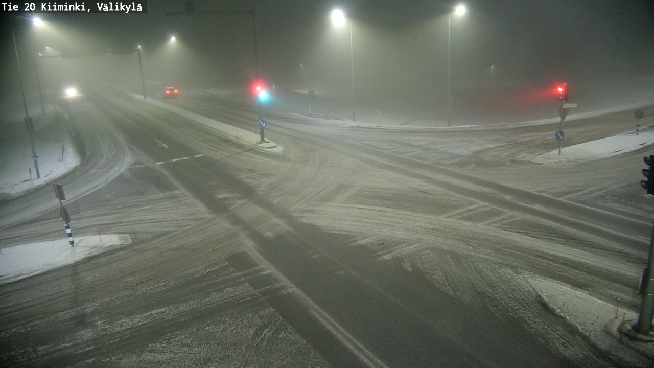 Weather Camera Image Road 20 Oulu Kiiminki, Välikylä, Oulu, Pohjois-Pohjanmaa