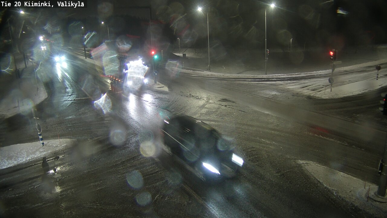 Weather Camera Image Väg 20 Uleåborg Kiiminki, Välikylä, Oulu, Pohjois-Pohjanmaa