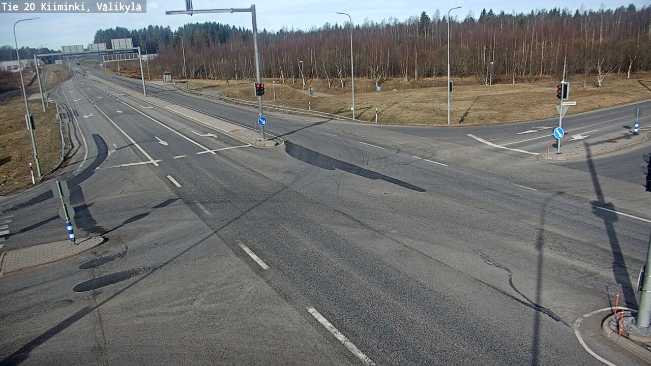 Weather Camera Image Road 20 Oulu Kiiminki, Välikylä, Oulu, Pohjois-Pohjanmaa