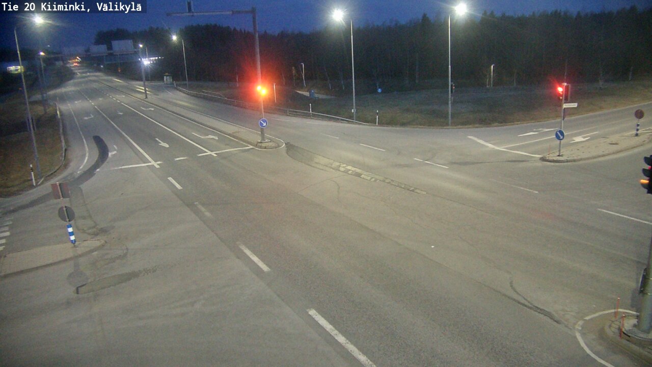 Weather Camera Image Road 20 Oulu Kiiminki, Välikylä, Oulu, Pohjois-Pohjanmaa