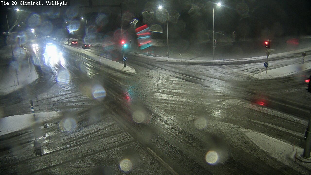 Weather Camera Image Väg 20 Uleåborg Kiiminki, Välikylä, Oulu, Pohjois-Pohjanmaa