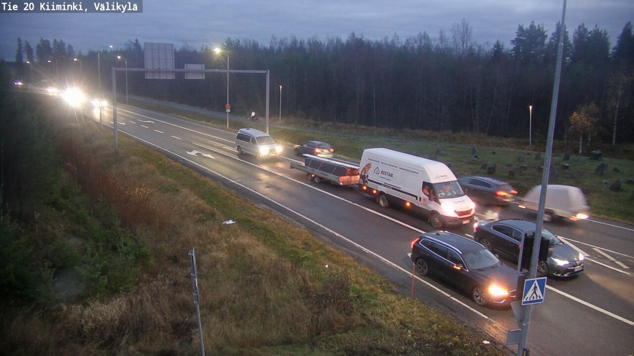 Kelikamerat Kuva Tie 20 Oulu Kiiminki, Välikylä, Oulu, Pohjois-Pohjanmaa