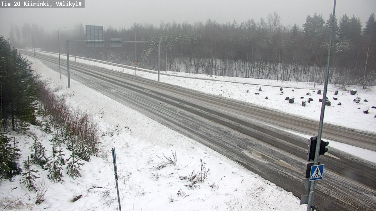 Weather Camera Image Road 20 Oulu Kiiminki, Välikylä, Oulu, Pohjois-Pohjanmaa