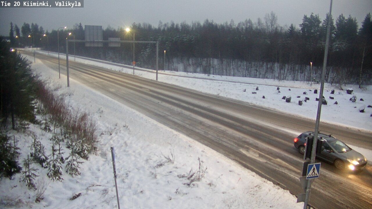 Weather Camera Image Road 20 Oulu Kiiminki, Välikylä, Oulu, Pohjois-Pohjanmaa