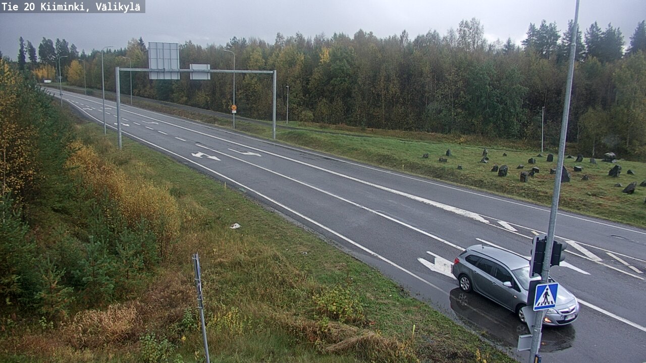 Weather Camera Image Road 20 Oulu Kiiminki, Välikylä, Oulu, Pohjois-Pohjanmaa