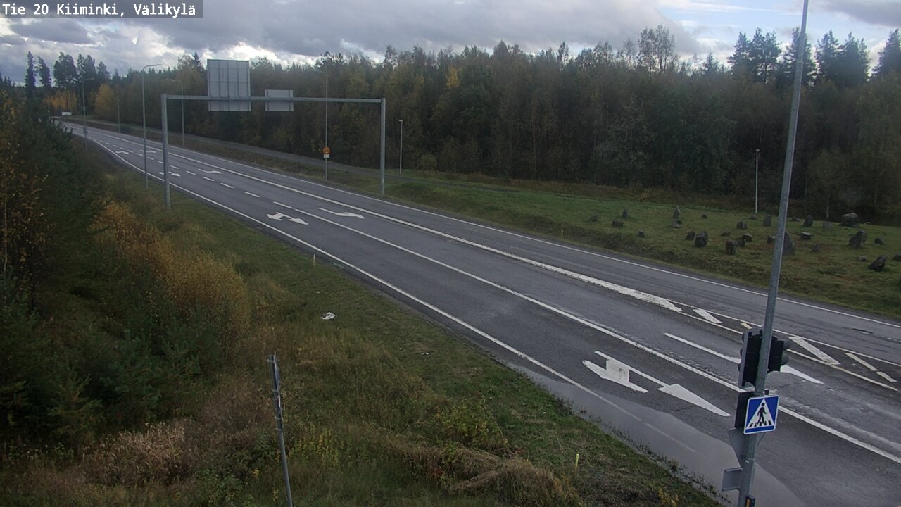 Weather Camera Image Road 20 Oulu Kiiminki, Välikylä, Oulu, Pohjois-Pohjanmaa
