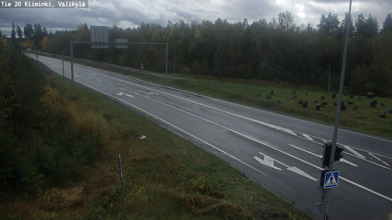 Weather Camera Image Road 20 Oulu Kiiminki, Välikylä, Oulu, Pohjois-Pohjanmaa