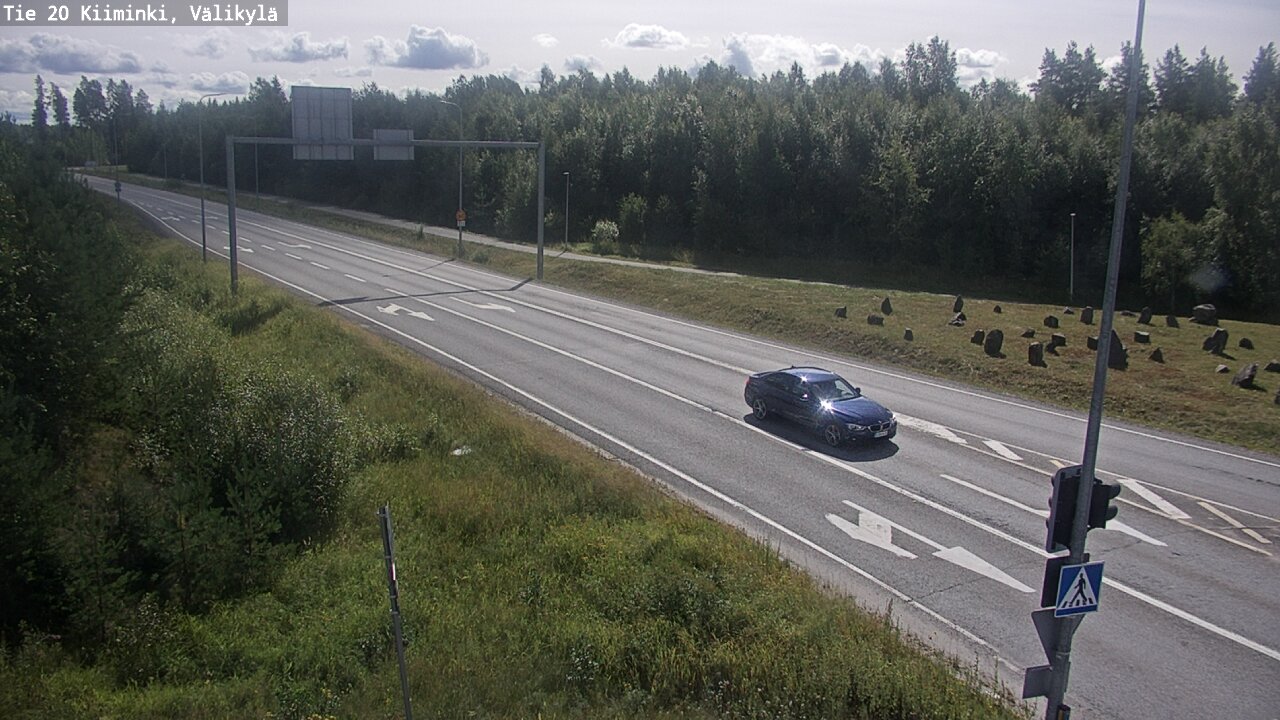 Weather Camera Image Road 20 Oulu Kiiminki, Välikylä, Oulu, Pohjois-Pohjanmaa
