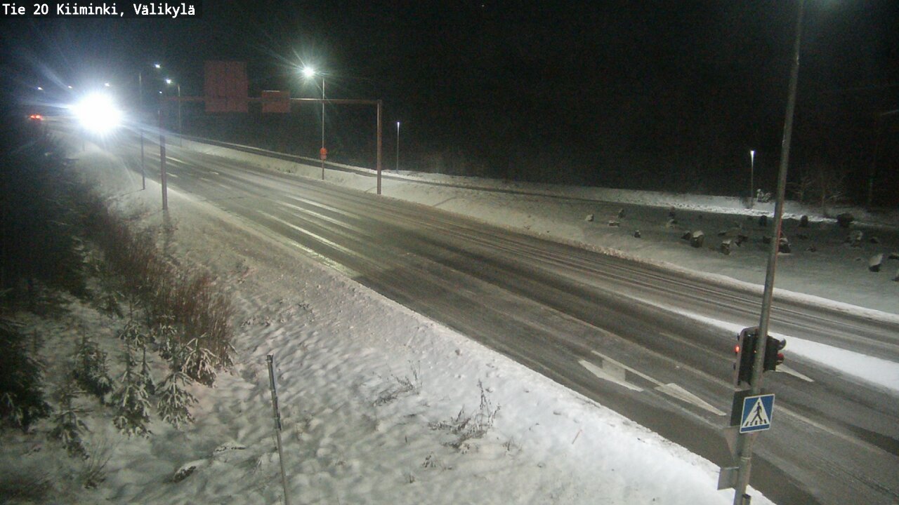 Weather Camera Image Road 20 Oulu Kiiminki, Välikylä, Oulu, Pohjois-Pohjanmaa
