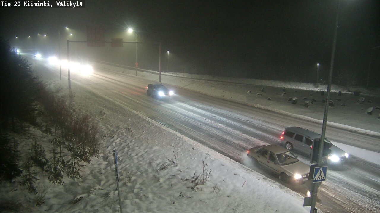 Weather Camera Image Road 20 Oulu Kiiminki, Välikylä, Oulu, Pohjois-Pohjanmaa