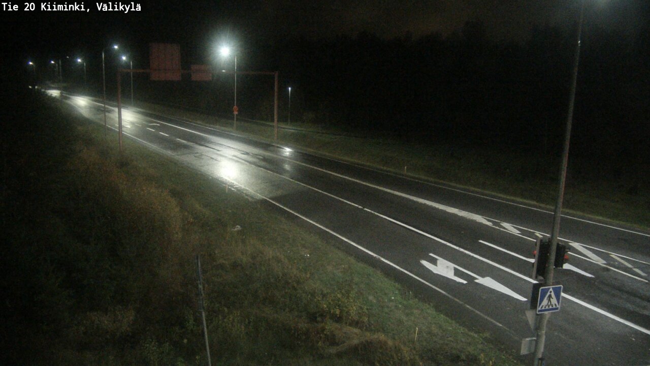 Weather Camera Image Road 20 Oulu Kiiminki, Välikylä, Oulu, Pohjois-Pohjanmaa