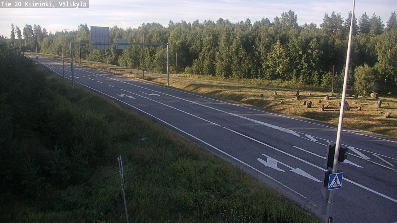 Weather Camera Image Väg 20 Uleåborg Kiiminki, Välikylä, Oulu, Pohjois-Pohjanmaa