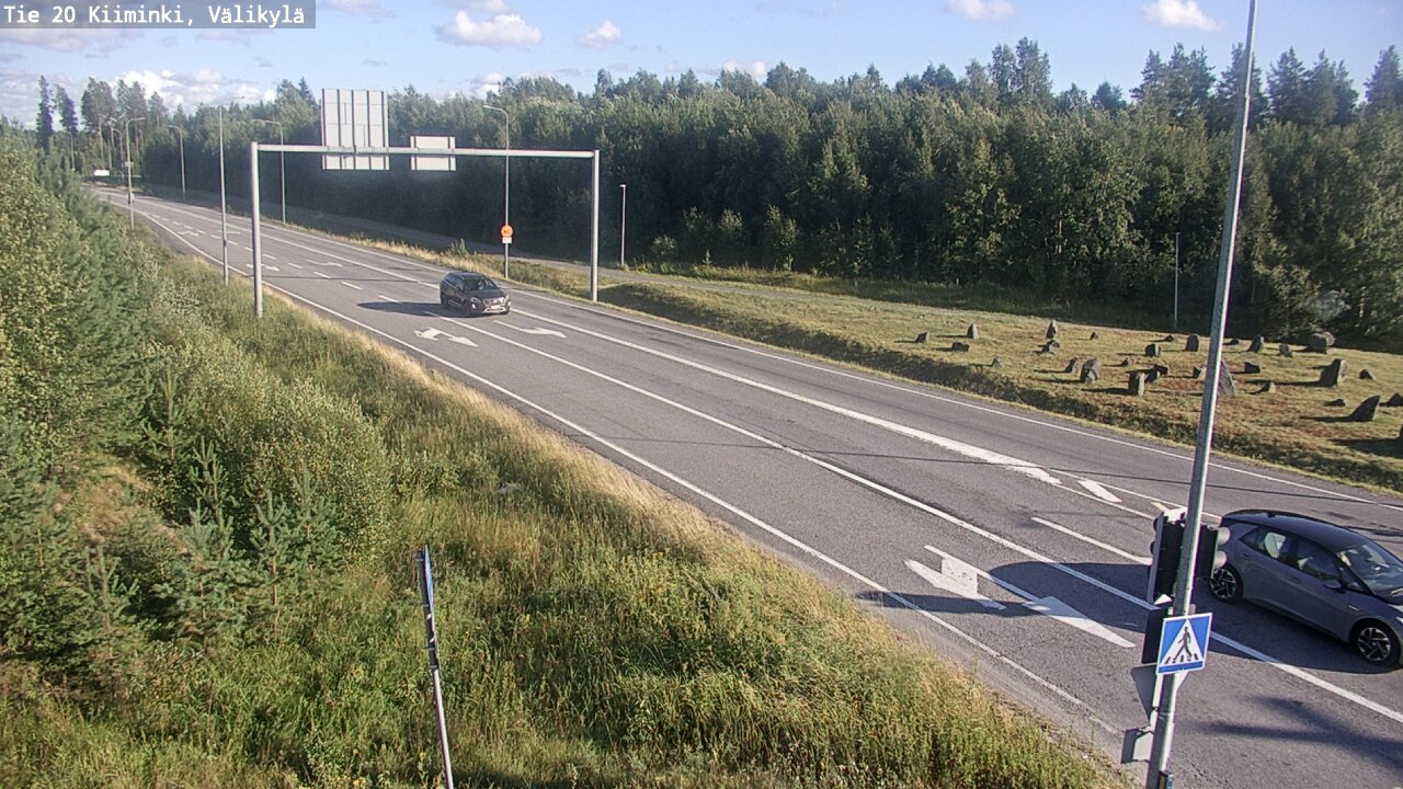 Weather Camera Image Väg 20 Uleåborg Kiiminki, Välikylä, Oulu, Pohjois-Pohjanmaa
