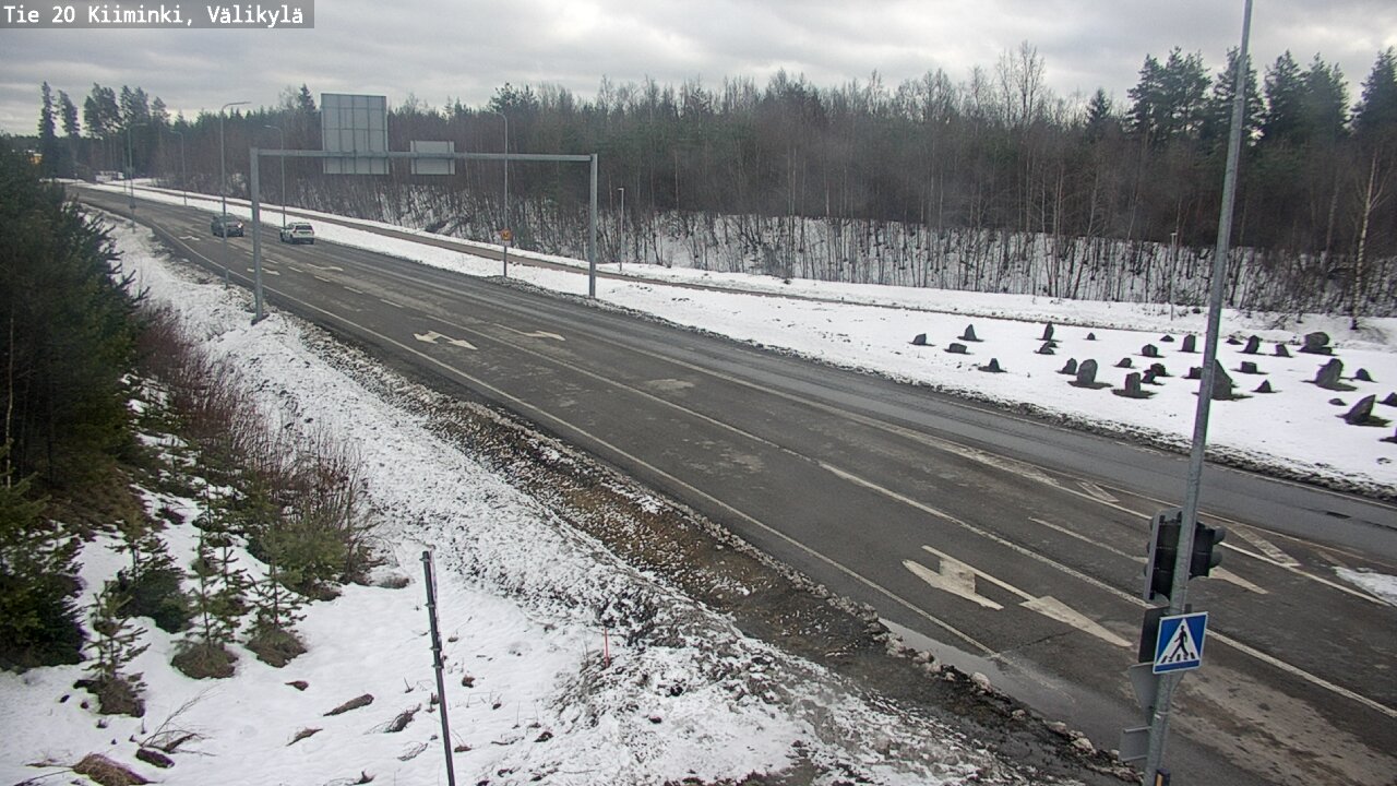 Weather Camera Image Road 20 Oulu Kiiminki, Välikylä, Oulu, Pohjois-Pohjanmaa