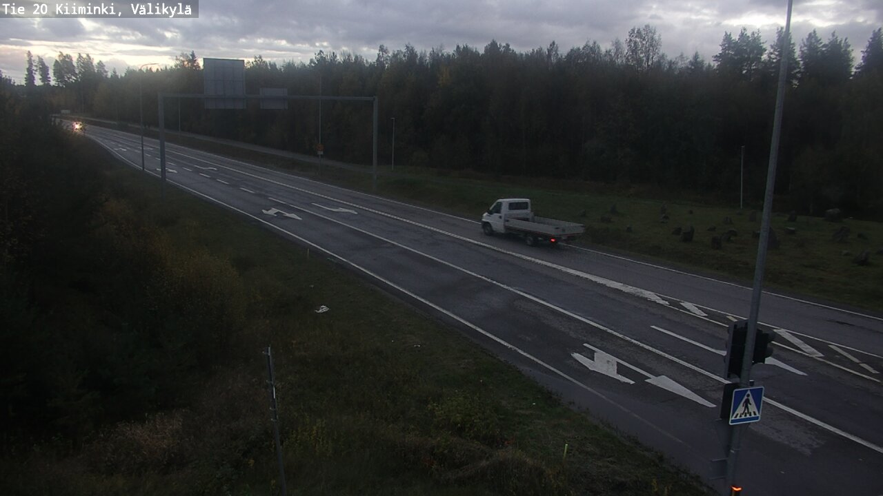 Weather Camera Image Road 20 Oulu Kiiminki, Välikylä, Oulu, Pohjois-Pohjanmaa