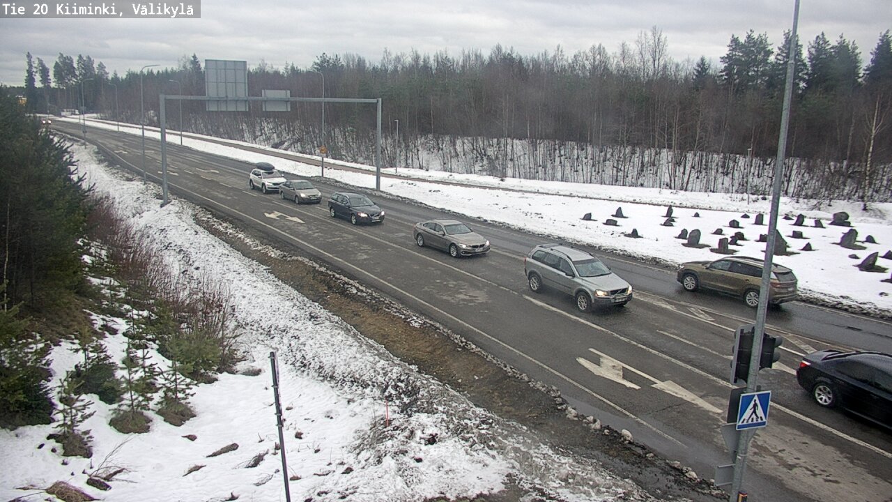 Weather Camera Image Road 20 Oulu Kiiminki, Välikylä, Oulu, Pohjois-Pohjanmaa