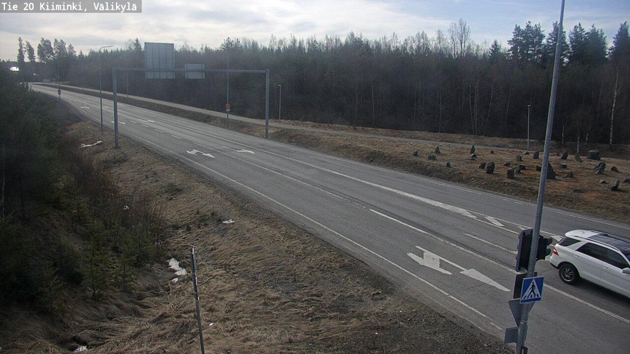 Weather Camera Image Väg 20 Uleåborg Kiiminki, Välikylä, Oulu, Pohjois-Pohjanmaa