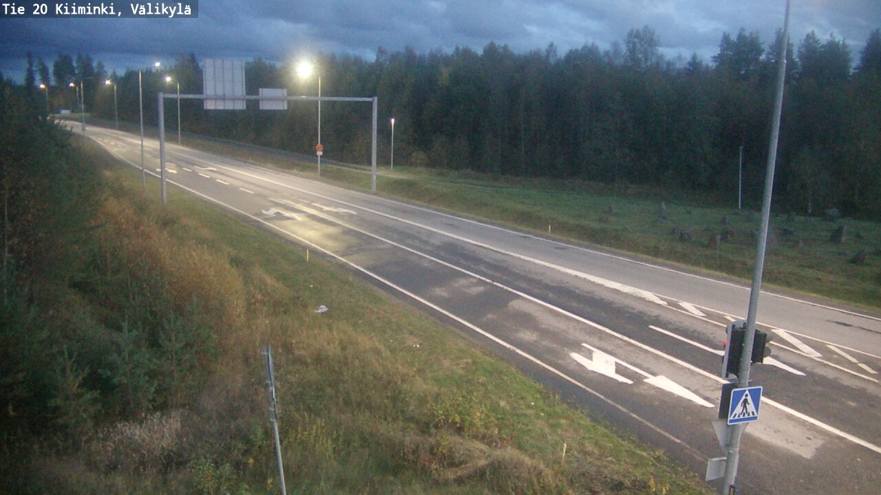 Weather Camera Image Road 20 Oulu Kiiminki, Välikylä, Oulu, Pohjois-Pohjanmaa