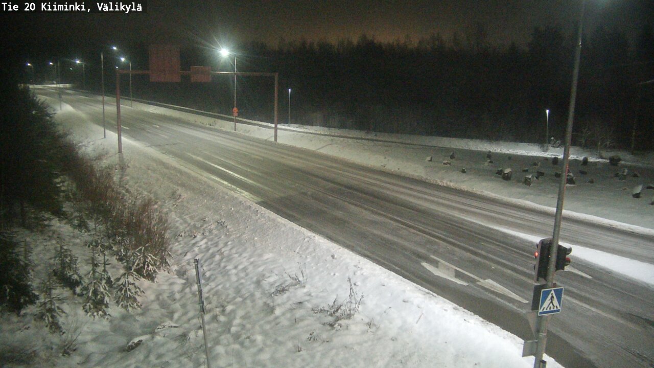 Weather Camera Image Road 20 Oulu Kiiminki, Välikylä, Oulu, Pohjois-Pohjanmaa